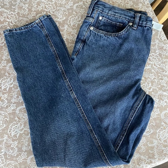 H&M Uni Jean 2 Unisex Jeans Dark Denim - Picture 3 of 7